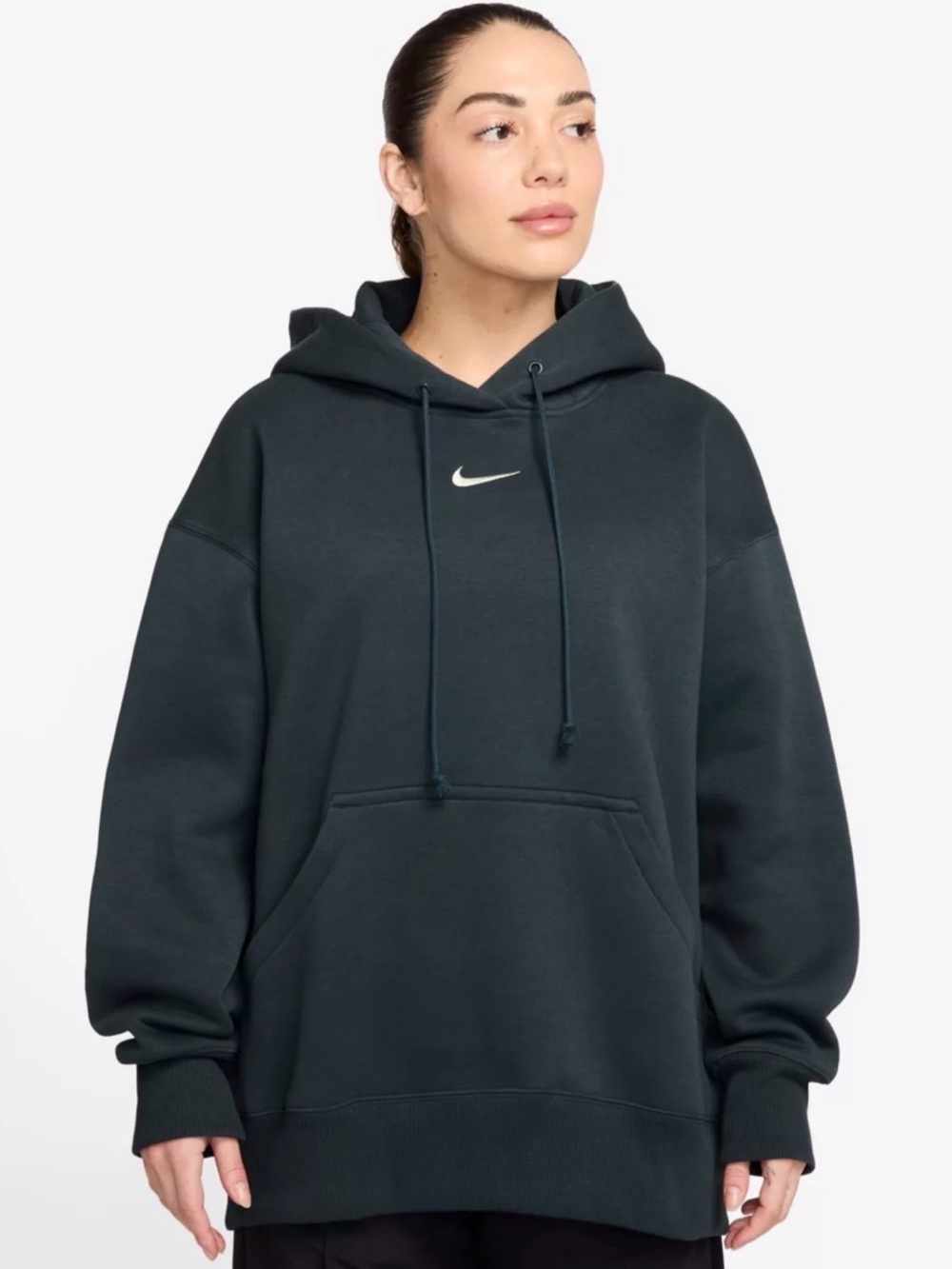 NWT Nike Phoenix Fleece Pullover Hoodie XS Seaweed